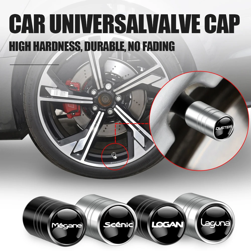 4PCS Car Styling Metal Wheel Stem Covers Tire Valve Caps Decoration for Renault Duster Megane Scenic Logan Laguna Dacia
4PCS Car Styling Metal Wheel Stem Covers Tire Valve Caps Decoration for Renault Duster Megane Scenic Logan Laguna Dacia