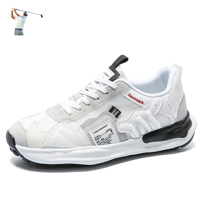 Fashion Golf Shoes for men Comfortable Spring Outdoor Golfer Training Sports Shoes Non-slip Jogging Sneakers
Fashion Golf Shoes for men Comfortable Spring Outdoor Golfer Training Sports Shoes Non-slip Jogging Sneakers