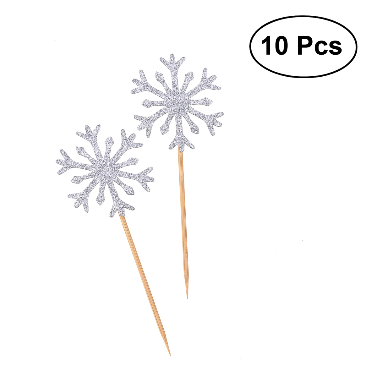 Christmas Cake Troppers Glitter Snowflake Creative Fruit Picks Cupcake Picks for Birthday Party
Christmas Cake Troppers Glitter Snowflake Creative Fruit Picks Cupcake Picks for Birthday Party