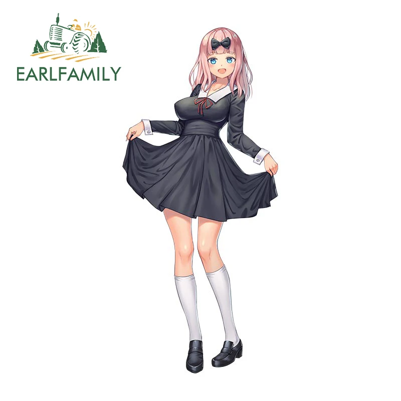 EARLFAMILY 13 см x 5,9 см для Kaguya Sama Love Is War Fujiwara Chika автомобильные наклейки аниме солнцезащитные водонепроницаемые виниловые наклейки для ноутбука
EARLFAMILY 13 см x 5,9 см для Kaguya Sama Love Is War Fujiwara Chika автомобильные наклейки аниме солнцезащитные водонепроницаемые виниловые наклейки для ноутбука