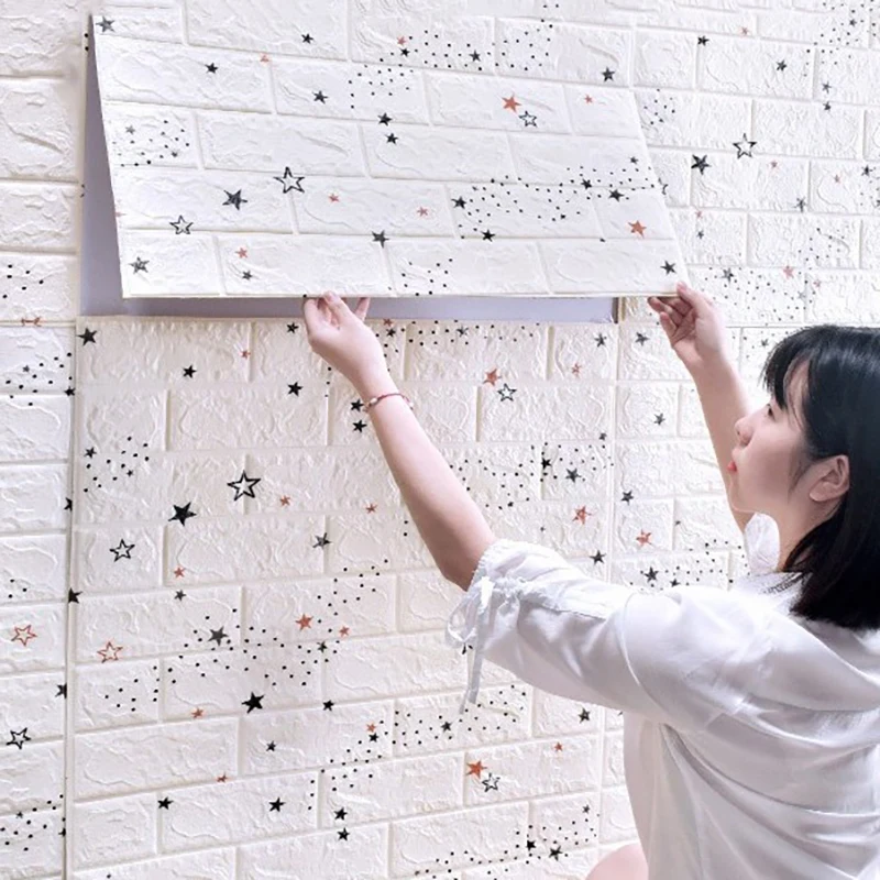 10Pcs High Quality 3D Foam Wall Panel Brick Retro Wallpaper Ceiling Self Adhesive Wallpaper Background Wall Home Decoration
10Pcs High Quality 3D Foam Wall Panel Brick Retro Wallpaper Ceiling Self Adhesive Wallpaper Background Wall Home Decoration