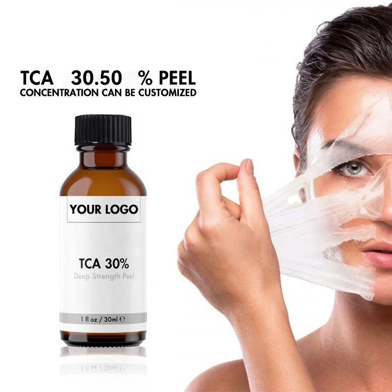 

30% 50% 70% Tca Cross Peel Peeling Acid Skin Super Force Yellow Peeling Oil Pigmentation Acne Scar