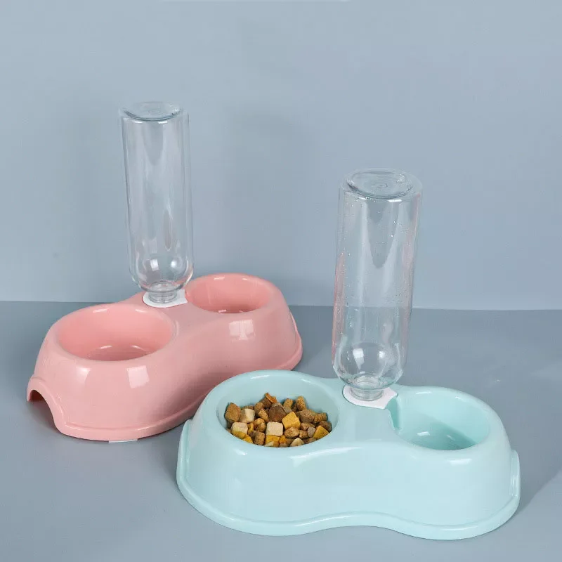 Pet Bowl Macaron With Drinking Bottle Round Plastic Double Bowl Cat And Dog Drinking Water Diet Two-In-One Cat Bowl Dog Bowl
Pet Bowl Macaron With Drinking Bottle Round Plastic Double Bowl Cat And Dog Drinking Water Diet Two-In-One Cat Bowl Dog Bowl