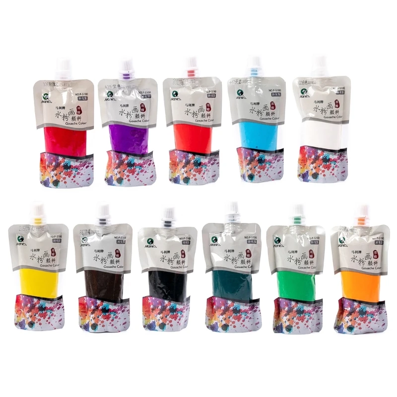 Art Acrylic Paint, 11 Colors Acrylic Paint 100ml Bag, Rich Pigmented, Waterproof HXBE
Art Acrylic Paint, 11 Colors Acrylic Paint 100ml Bag, Rich Pigmented, Waterproof HXBE