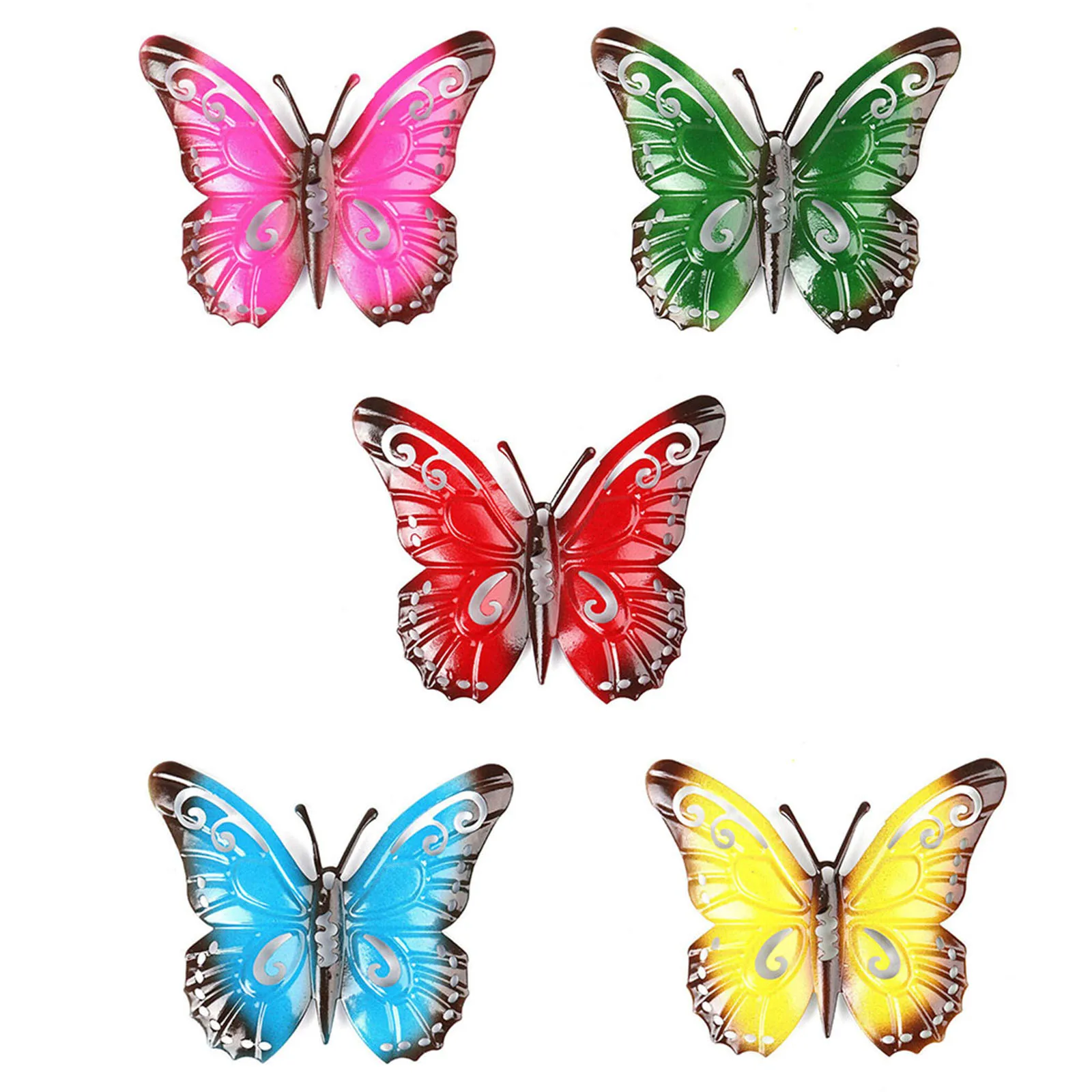 5pcs 3D Metal Butterfly Decor Inspirational Sculpture Wall Deco For Outdoor Garden Decoration Animal Miniatures Statues Artwork
5pcs 3D Metal Butterfly Decor Inspirational Sculpture Wall Deco For Outdoor Garden Decoration Animal Miniatures Statues Artwork