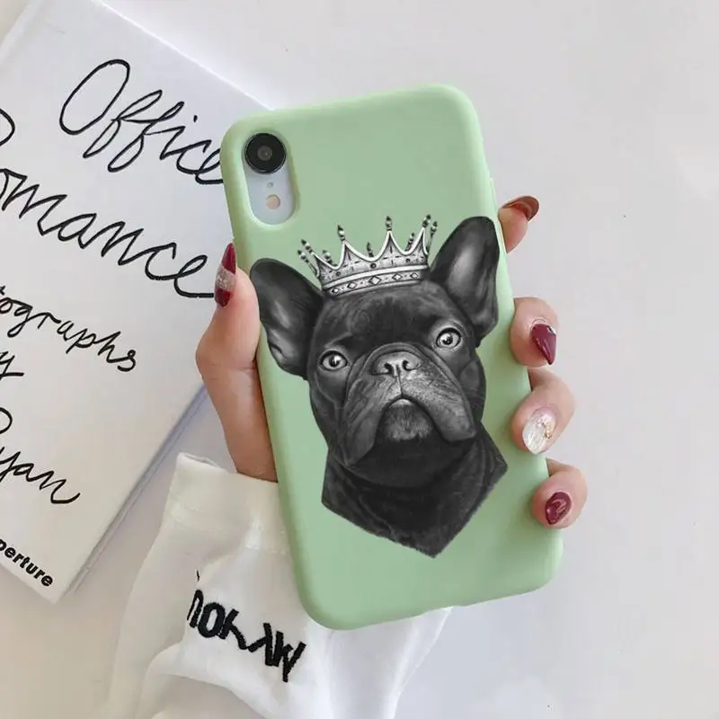 Pug Dog French Bulldog Phone Case for iPhone 11 12 13 Mini Pro Xs Max 8 7 6 6S Plus X XR Solid Candy Color Case
Pug Dog French Bulldog Phone Case for iPhone 11 12 13 Mini Pro Xs Max 8 7 6 6S Plus X XR Solid Candy Color Case