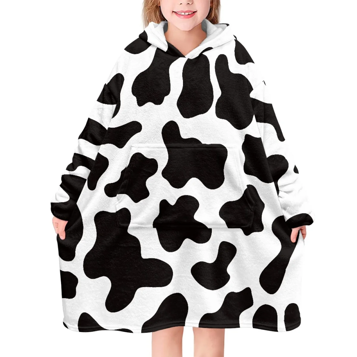 Детские толстовки оверсайз с капюшоном. Супертеплая толстовка унисекс для мальчиков и девочек, с капюшоном и принтом молочной коровы, черно...
Детские толстовки оверсайз с капюшоном. Супертеплая толстовка унисекс для мальчиков и девочек, с капюшоном и принтом молочной коровы, черно...
