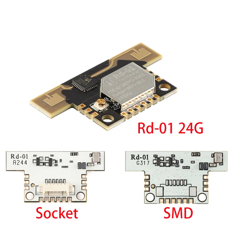24G Radar Human Body Sensor Module, Radar /Wi-Fi/BLE Module Millimeter Wave Sensor Rd-01
24G Radar Human Body Sensor Module, Radar /Wi-Fi/BLE Module Millimeter Wave Sensor Rd-01