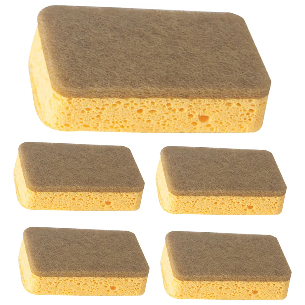 5 Pcs Plate Kitchen Cleaning Tools Rag Reusable Dish Sponges Wok Household Scrub Towels Washing Scrubbers
5 Pcs Plate Kitchen Cleaning Tools Rag Reusable Dish Sponges Wok Household Scrub Towels Washing Scrubbers