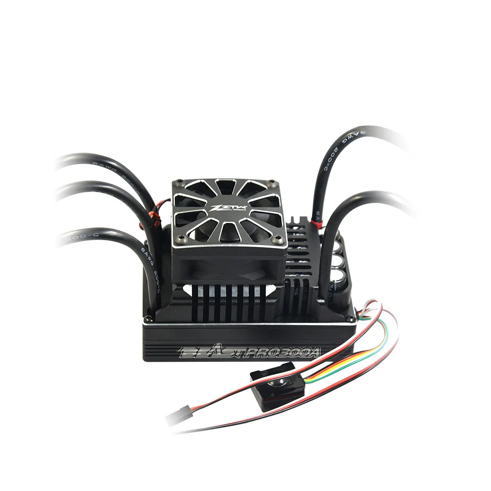 ZTW Beast PRO 300A ESC HV 6-12S With BEC 6V/7.4V 8A Brushless Speed Controller For 1/5 Scale RC Car Off-road Monster Buggy Truck
ZTW Beast PRO 300A ESC HV 6-12S With BEC 6V/7.4V 8A Brushless Speed Controller For 1/5 Scale RC Car Off-road Monster Buggy Truck