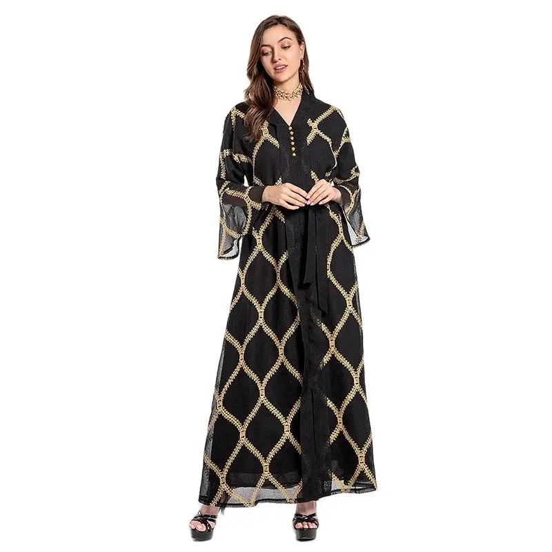Abaya Dubai Turkey Islam Muslim Long Dress Kaftan Moroccan Caftan Dresses For Women Djellaba Robe Longue Femme Musulmane Vestido
Abaya Dubai Turkey Islam Muslim Long Dress Kaftan Moroccan Caftan Dresses For Women Djellaba Robe Longue Femme Musulmane Vestido