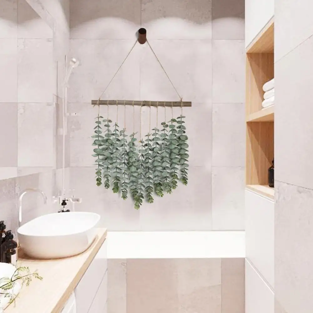 Wall Hanging Leaf Artificial Leaf Natural Wooden Stick Rope Bright Green Living Room Fake Plants Eucalyptus Branch Home Decor
Wall Hanging Leaf Artificial Leaf Natural Wooden Stick Rope Bright Green Living Room Fake Plants Eucalyptus Branch Home Decor