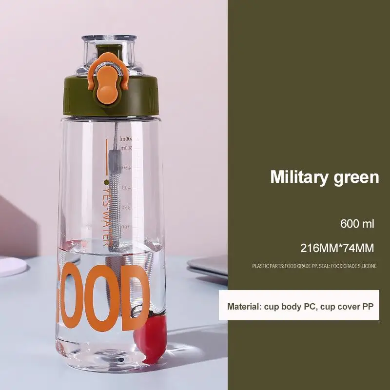 Plastic Water Cup Portable Cup Summer Sports Transparent Drinking Cup Childrens Water Bottle Portable Plastic Cup Simple Bottle
Plastic Water Cup Portable Cup Summer Sports Transparent Drinking Cup Childrens Water Bottle Portable Plastic Cup Simple Bottle