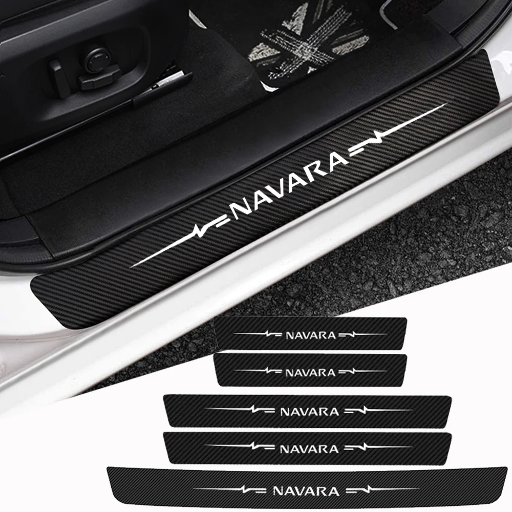 5 шт., защитные наклейки на порог автомобиля для Nissan Navara Logo 2021 2020 2019 2018 2017
5 шт., защитные наклейки на порог автомобиля для Nissan Navara Logo 2021 2020 2019 2018 2017
