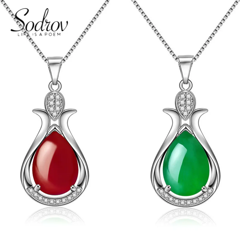 SODROV Women's Vintage Imitation Red/Green Onyx Acrylic Chain Pendant Necklace for Women Jewelry Gift Whole Sale
SODROV Women's Vintage Imitation Red/Green Onyx Acrylic Chain Pendant Necklace for Women Jewelry Gift Whole Sale