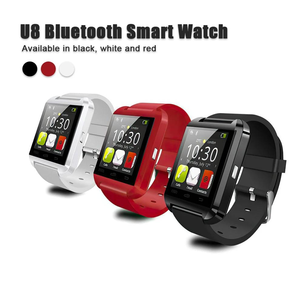 U8 Smart Watch Men Women Bracelet for Heart Rate Monitoring Running Pedometer Calorie Counter Health Fitness Tracker Smartwatch
U8 Smart Watch Men Women Bracelet for Heart Rate Monitoring Running Pedometer Calorie Counter Health Fitness Tracker Smartwatch