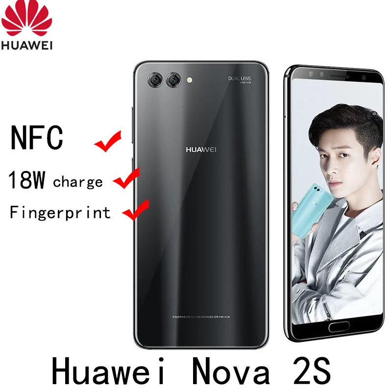 NFC smartphone Huawei Nova 2S celular 2160*1080 20MP Android 8.0 Octa Core Mobile Phone
NFC smartphone Huawei Nova 2S celular 2160*1080 20MP Android 8.0 Octa Core Mobile Phone