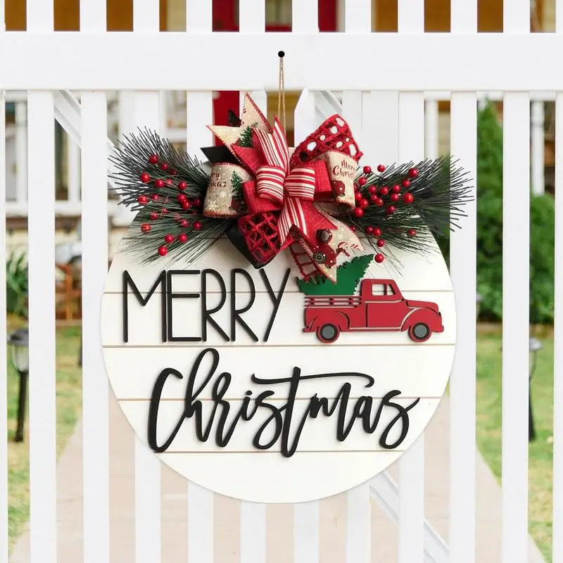 Christmas Door Wreath Wooden Christmas Indoor Sign Wreaths With Red Truck And Bow Outdoor Home Decorations Supplies products
Christmas Door Wreath Wooden Christmas Indoor Sign Wreaths With Red Truck And Bow Outdoor Home Decorations Supplies products