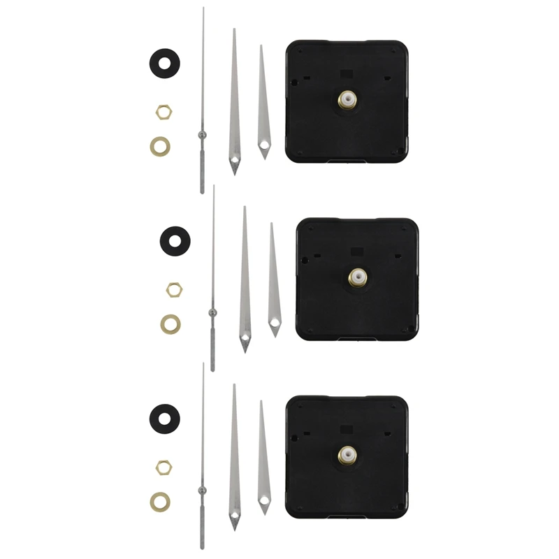 3X DIY High Torque Clock Mechanism, 3/ 10 Inch Maximum Dial Thickness, 4/ 5 Inch Total Shaft Length (White)
3X DIY High Torque Clock Mechanism, 3/ 10 Inch Maximum Dial Thickness, 4/ 5 Inch Total Shaft Length (White)