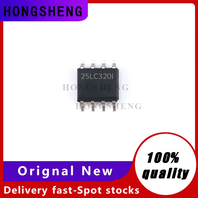 10-100pcs/lot 25LC320-I/SN Screen 25LC320I SOP-8 The 25LC320 microcontroller IC can be substituted for burning
10-100pcs/lot 25LC320-I/SN Screen 25LC320I SOP-8 The 25LC320 microcontroller IC can be substituted for burning