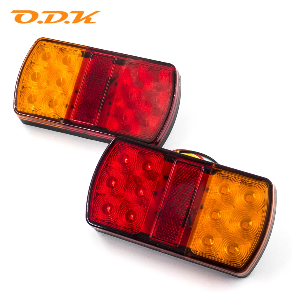 2pcs 12 LED 24V Truck Car Trailer Rear Tail Light Brake Stop Turn Signal Indicator Lamp Lorry Caravan Van Bus Boat Waterproof
2pcs 12 LED 24V Truck Car Trailer Rear Tail Light Brake Stop Turn Signal Indicator Lamp Lorry Caravan Van Bus Boat Waterproof