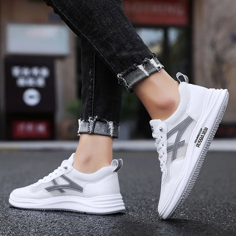 Summer Net Shoes Men's Breathable White Shoes Men's Wild Trend Shoes White Casual Shoes Net Sports Tide Shoes Men's Shoes
Summer Net Shoes Men's Breathable White Shoes Men's Wild Trend Shoes White Casual Shoes Net Sports Tide Shoes Men's Shoes