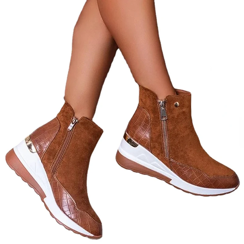Women Sneakers High Top Vulcanize Shoes Women Platfrom Wedges Shoes Zipper Chunky Sneakers Female Shoes Plus Size 2023
Women Sneakers High Top Vulcanize Shoes Women Platfrom Wedges Shoes Zipper Chunky Sneakers Female Shoes Plus Size 2023