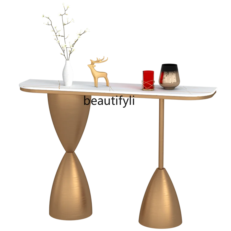 LBX Stone Plate Console Tables Modern Minimalist Iron Table Entry Door Creative Personalized Living Room Square Table
LBX Stone Plate Console Tables Modern Minimalist Iron Table Entry Door Creative Personalized Living Room Square Table