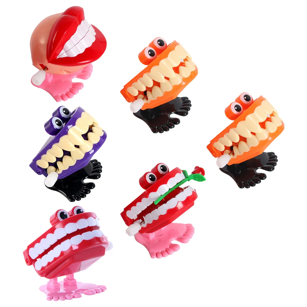 6 Pcs Jumping Teeth Funny Wind-up Toys Walking Kids Playthings Playset Halloween Clockwork Plastic Child
6 Pcs Jumping Teeth Funny Wind-up Toys Walking Kids Playthings Playset Halloween Clockwork Plastic Child