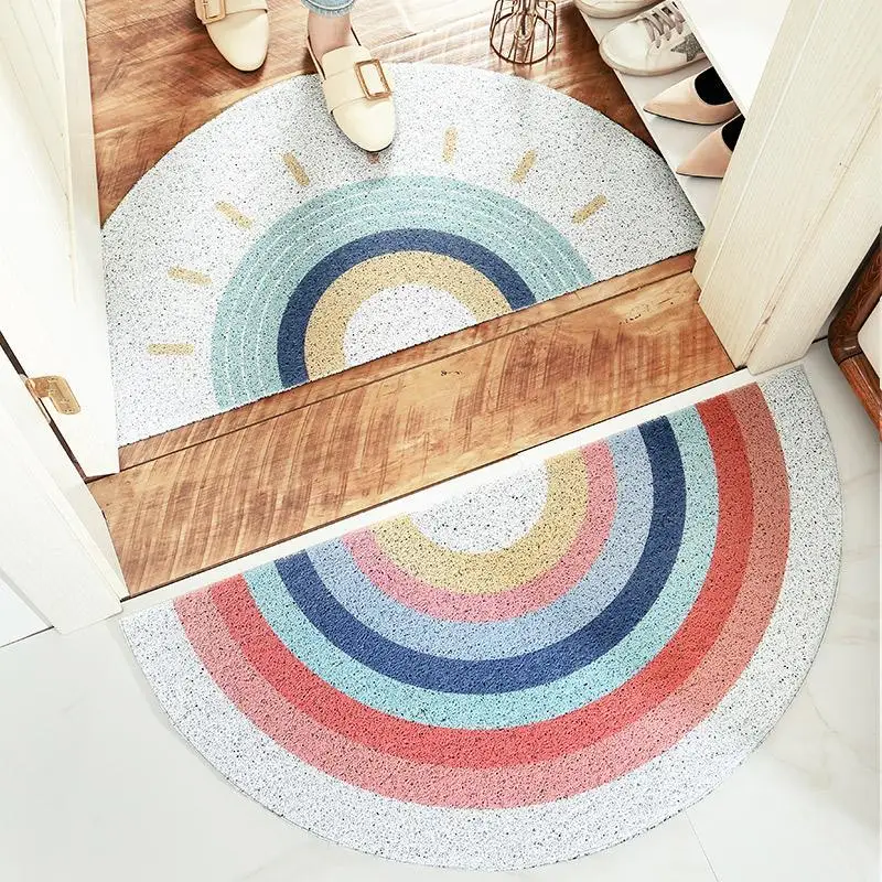 Rainbow Cartoon Sand Scraping Door Entrance Welcome Mat Hallway Bath Nonslip Rug Dust Removal Carpet Wire Loop Footpad Doormat
Rainbow Cartoon Sand Scraping Door Entrance Welcome Mat Hallway Bath Nonslip Rug Dust Removal Carpet Wire Loop Footpad Doormat
