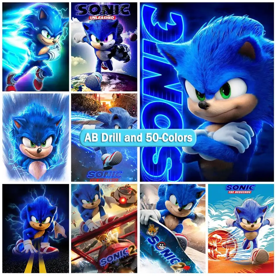 Cartoon 50 Colors 5D DIY Sonic Diamond Painting Anime Fantasy Mosaic Rhinestones Embroidery Cross Stitch Kits Home Decor Craft
Cartoon 50 Colors 5D DIY Sonic Diamond Painting Anime Fantasy Mosaic Rhinestones Embroidery Cross Stitch Kits Home Decor Craft