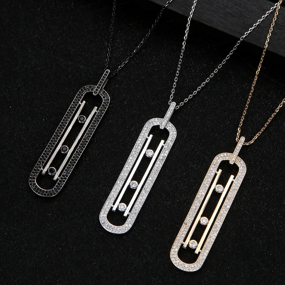 HIBRIDE Geometric AAA Cubic Zirconia Full Micro Paved Long Chain Pendant Necklace for Women Bridal Wedding Fashion Jewelry P82
HIBRIDE Geometric AAA Cubic Zirconia Full Micro Paved Long Chain Pendant Necklace for Women Bridal Wedding Fashion Jewelry P82