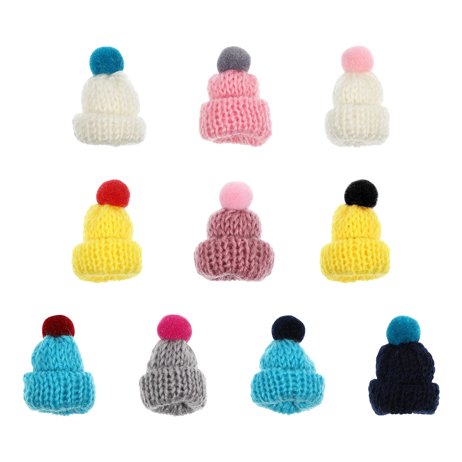 10pcs Decorative Knitted Hats Mini Wool Hats DIY Craft Hat Ornaments DIY Mini Knitting Hat (Mixed Color)
10pcs Decorative Knitted Hats Mini Wool Hats DIY Craft Hat Ornaments DIY Mini Knitting Hat (Mixed Color)