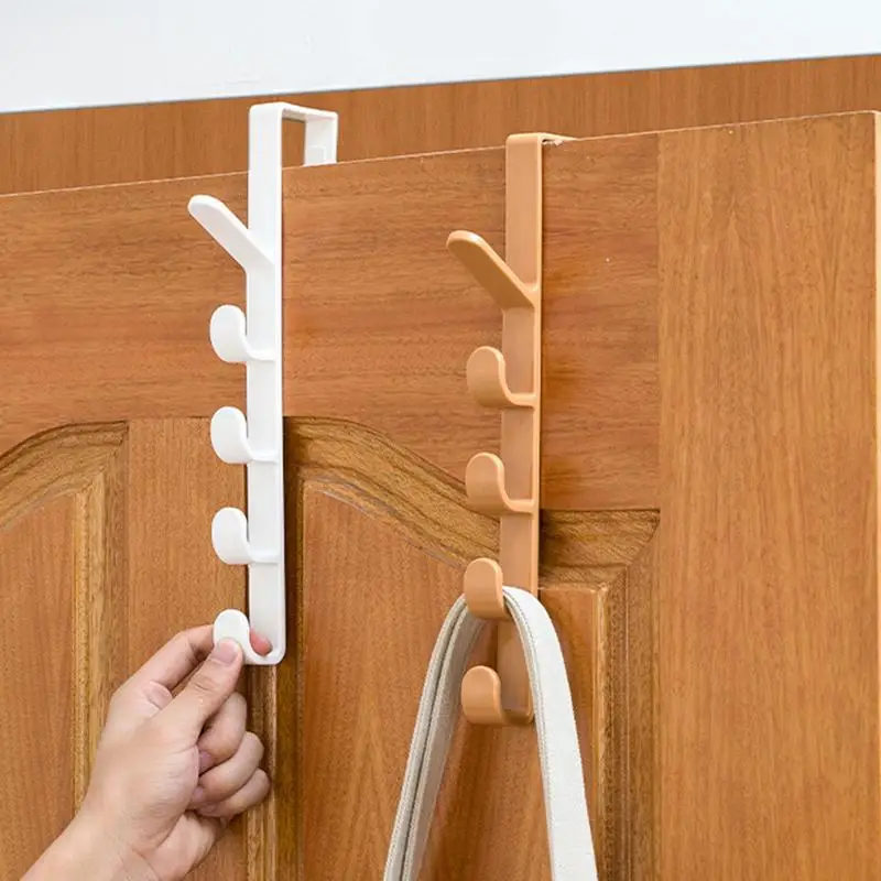 Hanging Clothes Behind The Bedroom Door Key Bag Five-Segment Hooks Punch-Free Durable The Door Purse Holder For Bags Rails
Hanging Clothes Behind The Bedroom Door Key Bag Five-Segment Hooks Punch-Free Durable The Door Purse Holder For Bags Rails