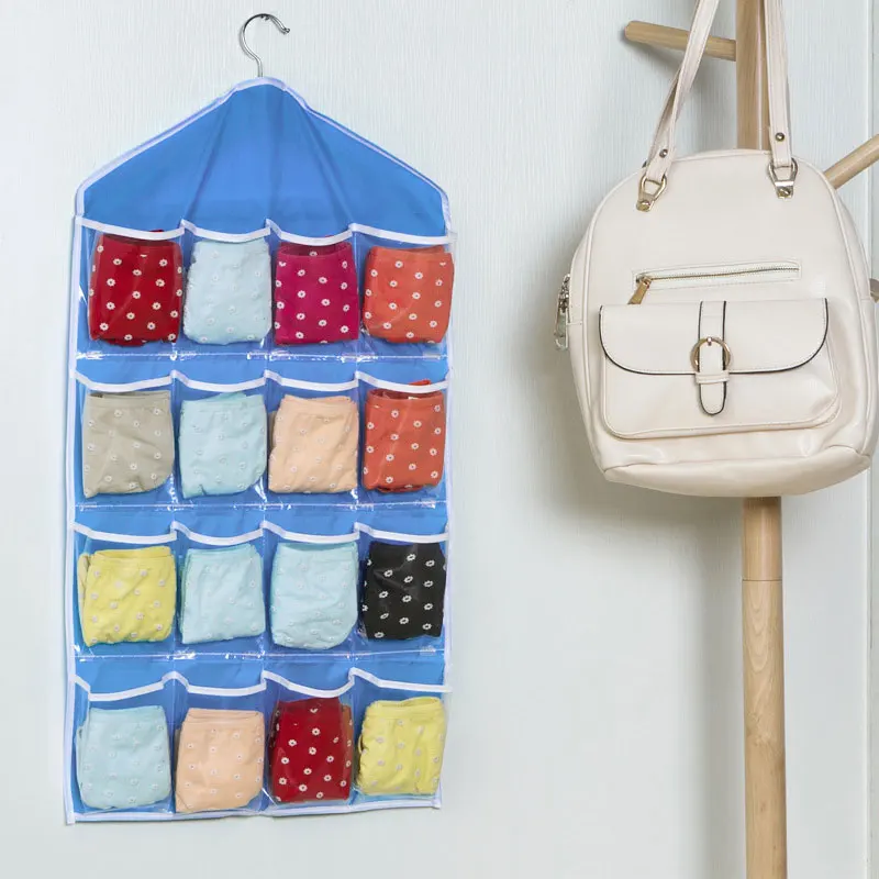 16 Pockets Foldable Wardrobe Hanging Bags Socks Briefs Organizer Clothing Hanger Closet Shoes Underpants Storage Bag
16 Pockets Foldable Wardrobe Hanging Bags Socks Briefs Organizer Clothing Hanger Closet Shoes Underpants Storage Bag