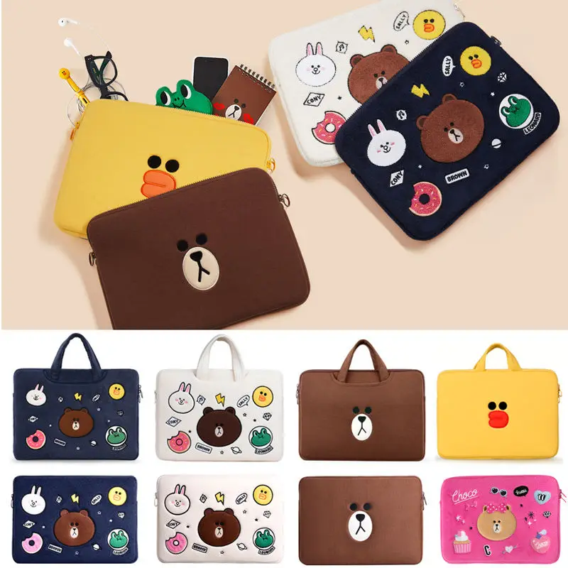 Line Friends Brown Bear Sally Chicken Cony Rabbit Computer Pack 14 Portable Air13.3 "pro15.6 Inner Apple Notebook Pack
Line Friends Brown Bear Sally Chicken Cony Rabbit Computer Pack 14 Portable Air13.3 "pro15.6 Inner Apple Notebook Pack