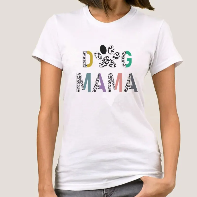 Women Dog Mama Mom T Shirts Fashion Design Gilrs Leopard Dog Paw Love Dog T-shirt Tops DIY custom patterns available
Women Dog Mama Mom T Shirts Fashion Design Gilrs Leopard Dog Paw Love Dog T-shirt Tops DIY custom patterns available