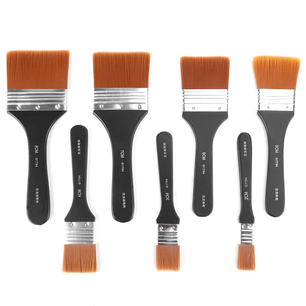 7pcs Wooden Handle Flat Paint Brushes Set Chip Paint Brushes Broad Flat Brush Oil Painting Tool
7pcs Wooden Handle Flat Paint Brushes Set Chip Paint Brushes Broad Flat Brush Oil Painting Tool
