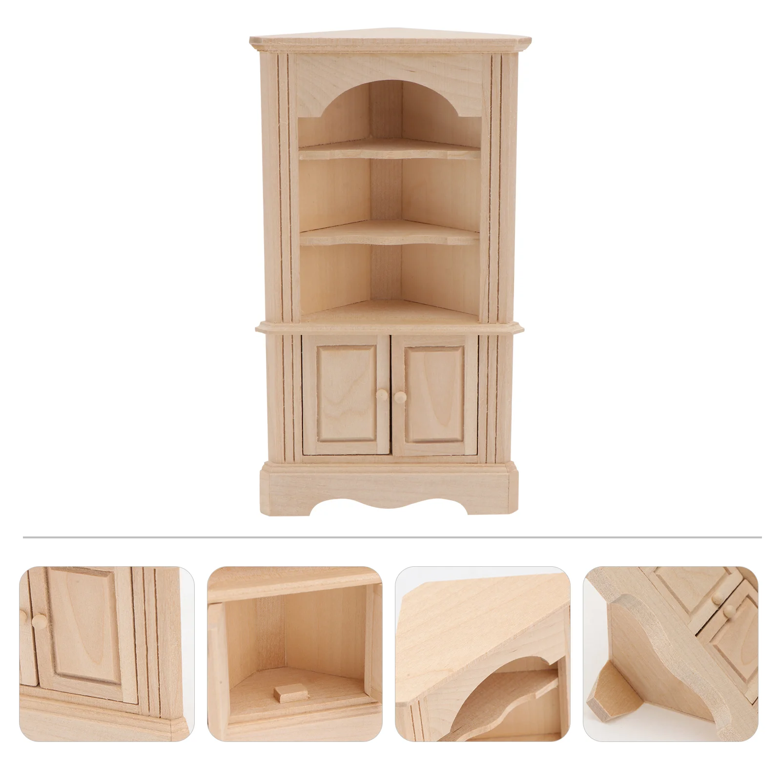 House Triangle Cabinet Miniature Wooden Furniture Adornment Triangular Model Simulation Accessory
House Triangle Cabinet Miniature Wooden Furniture Adornment Triangular Model Simulation Accessory