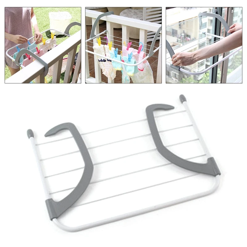 Multifunctional Collapsible Windproof Foldable Clothes Hanger Drying Rack Underwear Socks Towels Cloth Pants Hanging
Multifunctional Collapsible Windproof Foldable Clothes Hanger Drying Rack Underwear Socks Towels Cloth Pants Hanging