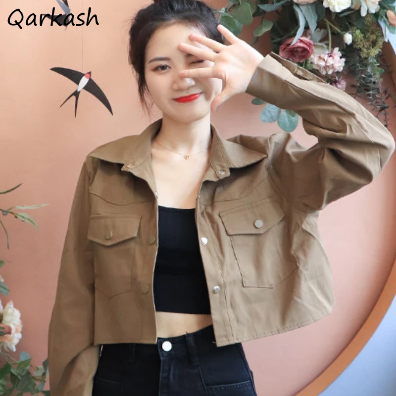 Basic Jackets Women Safari Style Elegant Summer Mujer Chaqueta Retro Students Harajuku Ulzzang Trendy Lovely Official Loose Chic
Basic Jackets Women Safari Style Elegant Summer Mujer Chaqueta Retro Students Harajuku Ulzzang Trendy Lovely Official Loose Chic