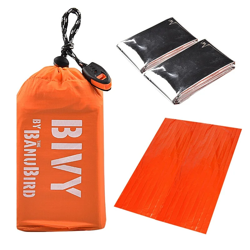 2pcs Emergency Blanket Outdoor Survival First Aid Military Rescue Kit Windproof Waterproof Foil Thermal Blanket
2pcs Emergency Blanket Outdoor Survival First Aid Military Rescue Kit Windproof Waterproof Foil Thermal Blanket