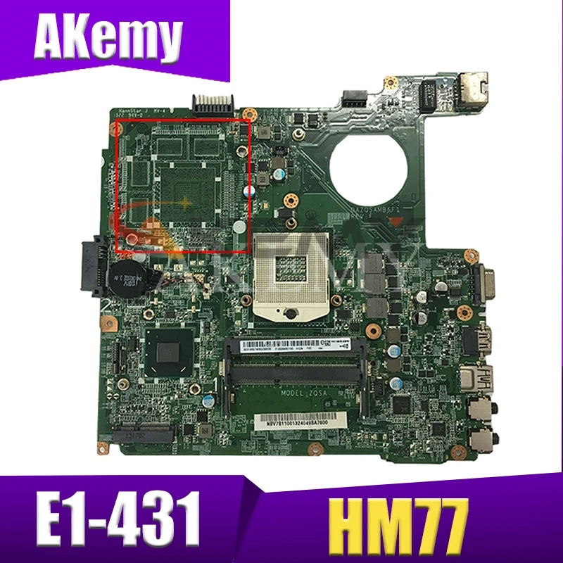 Akemy Laptop motherboard Para ACER Aspire E1-431 KoCoQin E1-471 V3-471 E1-471G HM77 Mainboard DAZQSAMB6E1 SLJ8C
Akemy Laptop motherboard Para ACER Aspire E1-431 KoCoQin E1-471 V3-471 E1-471G HM77 Mainboard DAZQSAMB6E1 SLJ8C