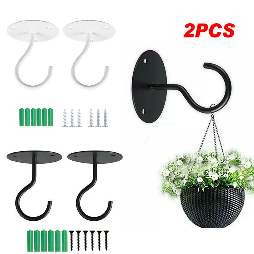 2Pcs Metal Hanging Basket Brackets Garden Plant Hanger Hook Wall Decor Flowerpot Plant Hanger Bracket Balcony Home Decoration
2Pcs Metal Hanging Basket Brackets Garden Plant Hanger Hook Wall Decor Flowerpot Plant Hanger Bracket Balcony Home Decoration