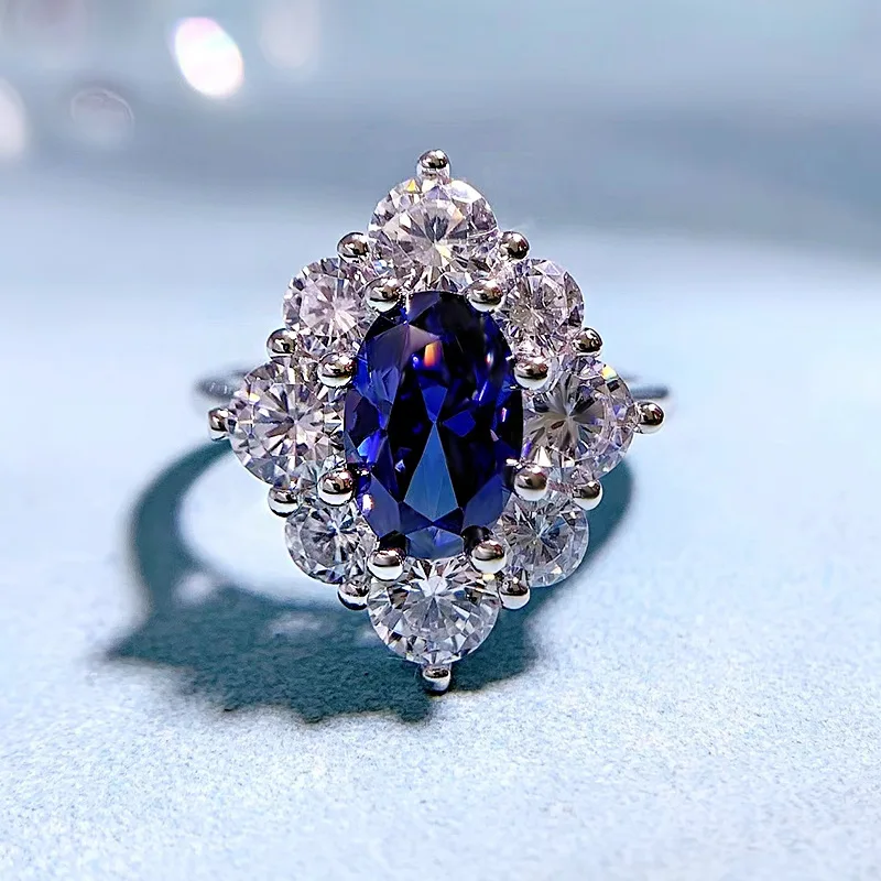 Spring Qiaoer Luxury 925 Sterlings Silver Oval Cut Sapphire High Carbon Diamond Rings for Women Wedding Party Fine Jewelry Gift
Spring Qiaoer Luxury 925 Sterlings Silver Oval Cut Sapphire High Carbon Diamond Rings for Women Wedding Party Fine Jewelry Gift