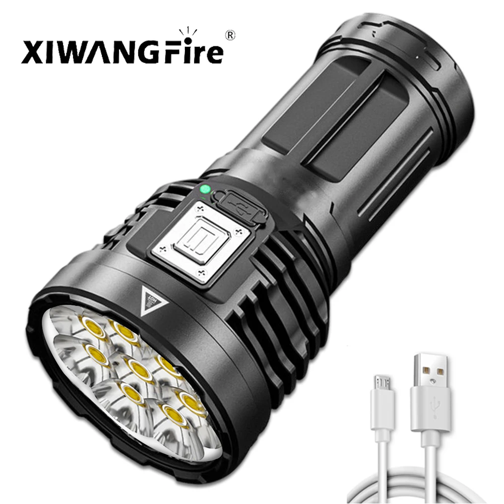 8LED Super Bright Flashlight Powerful Led Torch Light Rechargeable COB Side Light 4 Modes Outdoor Adventure 3 In 1 Flashlight
8LED Super Bright Flashlight Powerful Led Torch Light Rechargeable COB Side Light 4 Modes Outdoor Adventure 3 In 1 Flashlight