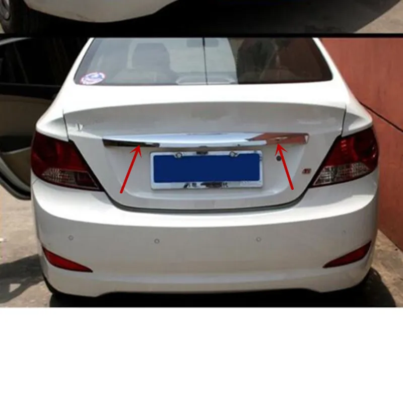 ABS Chrome Rear Trunk Lid Cover Trim For 2010-2011-2014 Hyundai VERNA/Solaris 4dr
ABS Chrome Rear Trunk Lid Cover Trim For 2010-2011-2014 Hyundai VERNA/Solaris 4dr