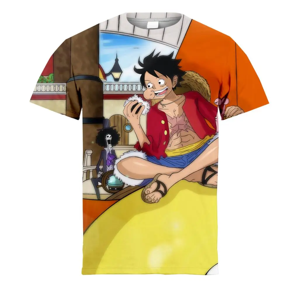 One Piece Team Brooke Luffy 3d Digital Character Printed Clothes Male And Female Students The Same Short-Sleeved Cartoon T-Shirt
One Piece Team Brooke Luffy 3d Digital Character Printed Clothes Male And Female Students The Same Short-Sleeved Cartoon T-Shirt