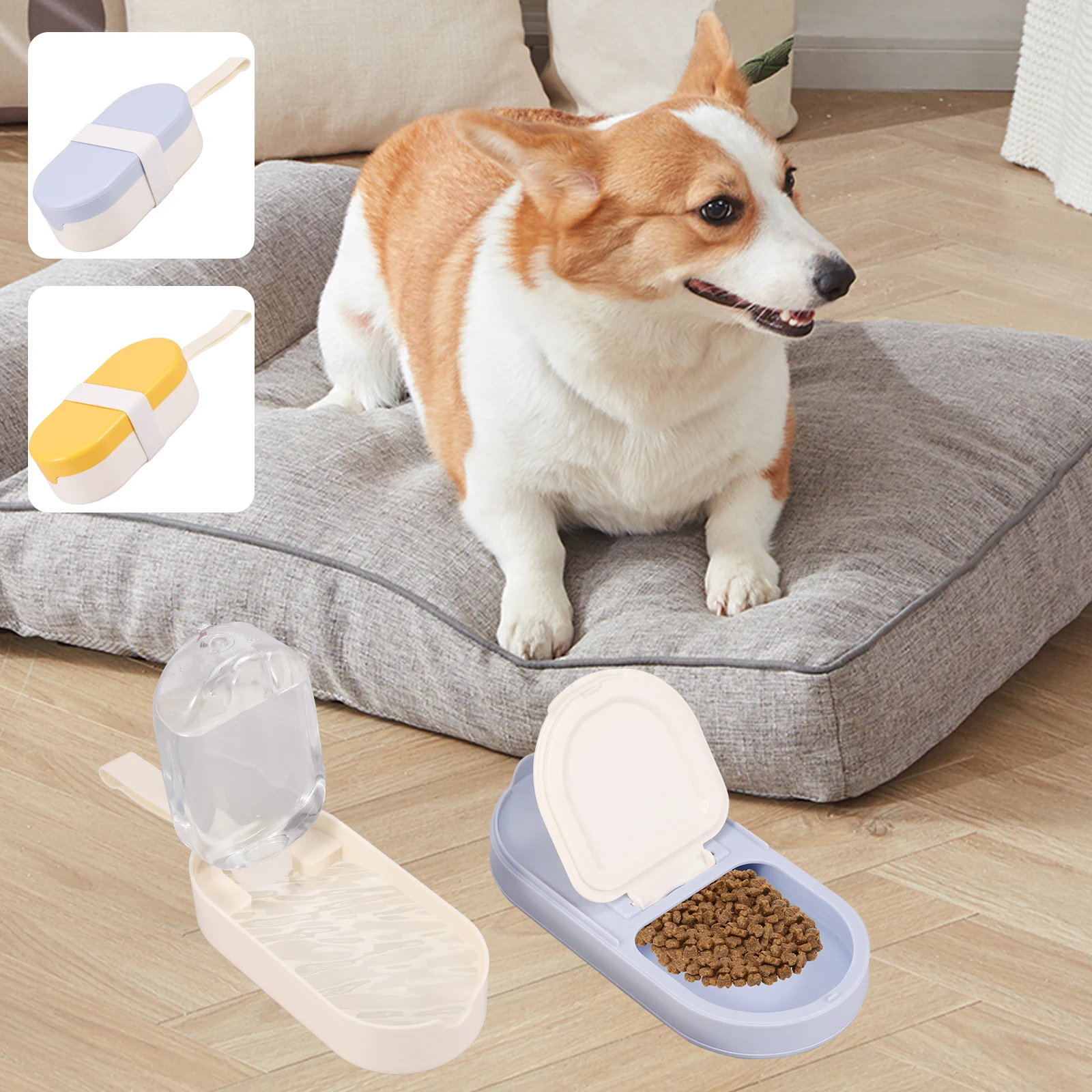 Dog Water Bottle with Food Container Collapsible Dog Water Bottle Dispenser with Lanyard Leakproof Portable Dog Drinking Bottle
Dog Water Bottle with Food Container Collapsible Dog Water Bottle Dispenser with Lanyard Leakproof Portable Dog Drinking Bottle