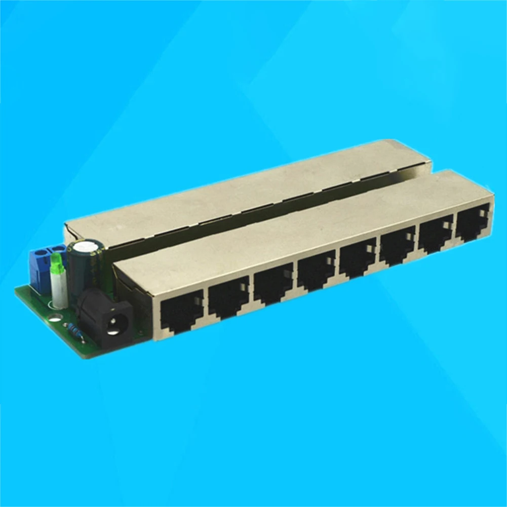 Splitter 8 Ports POE Camera Weak Electric Power Supply Box 12-48V Module Network CCTV Circuit Bridge Centralized
Splitter 8 Ports POE Camera Weak Electric Power Supply Box 12-48V Module Network CCTV Circuit Bridge Centralized